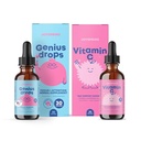 JoySpring Genius Drops & Vitamiini C - School Varmuuskopiointi Bundle 