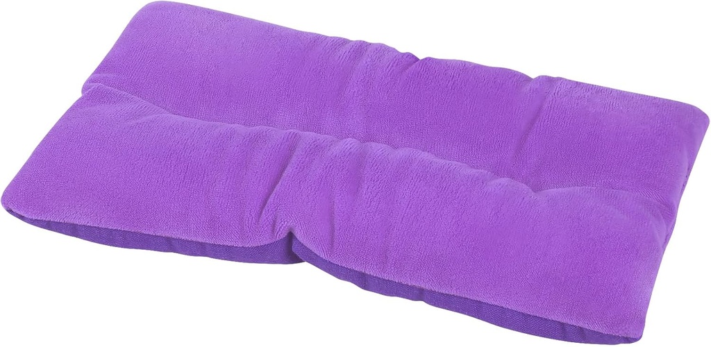 Atsuwell Microwave Heating Pad, 6 x 11 Heating Pad Microwavable för kramper, mage, knä, muskel, gemensamma, Moist Rice Heaing Pad för varm kompress, lila