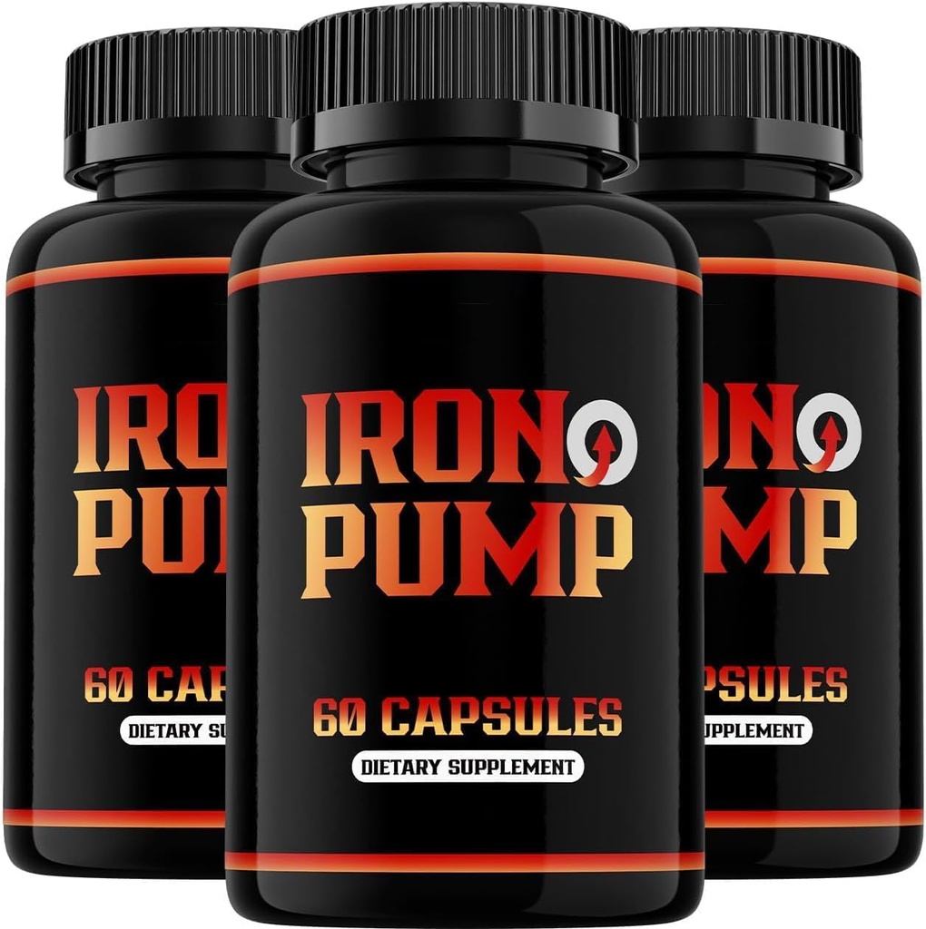 Rautapumppu Formula ruokavalio täydentää, mies suorituskyky, Iron Pump kapselit Max Formula, Max tuki, Tuki pillereitä