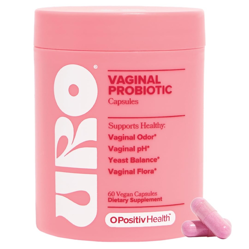 O Positiv URO emätin Probiootit naisille pH Tasapaino Prebiootit & Lactobacillus Probiootti Blend - emättimen terveys täydentää - edistää terve emätin odor & emätin Flora, 60 Luku (Pakkaus 1)