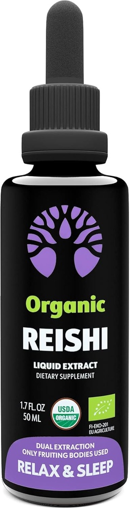 LOOV Organic Reishi Mushroom Supplement 