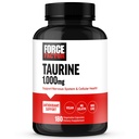 FORCE FACTOR Taurine Supplement, Taurine 500 mg kapselit Antioksidantti täydentää tukea Hermoston ja solujen terveys, vegaaninen, ei liivate, ei-GMO, 180 kasvikapselit