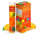 C-vitamiini 1000 mg poretabletti Sinkki Kalium Magnesium E-vitamiini C-vitamiini Efervescente para Adulto Sinkki ja C-vitamiini 20 tablettia