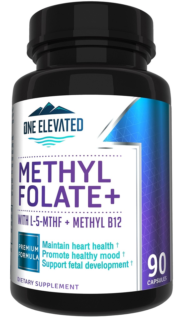 Double Strength & Most Bioactive Metyyli Folate! Ainutlaatuinen formuloitu korkeimman lääkeluokan metyylikobalamiinilla (B12), Niasiinilla, B1, B2 B6. Toimii Synergisesti maksimituloksiin 3 kuukauden ajan