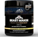Beast Maker - Pure Shilajit Gummies for Men - Natural Himiliayan Organic Shilajit Authentic Mies lisälaite täydentää Ashwagandha, Black Musli, Gokshura 60 Gummies