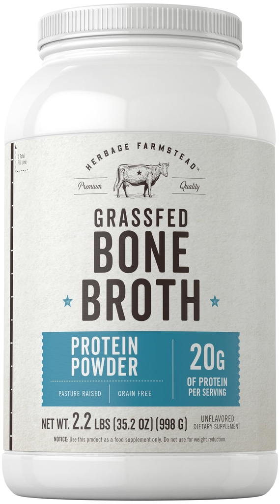 Carlyle Grass Fed Bone Broth Protein Powder 