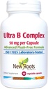 NEW ROOTTS HERBAL Ultra-B-vitamiinin täydentää (50 mg) B6-vitamiinia, B12-vitamiinia, biotiinia ...