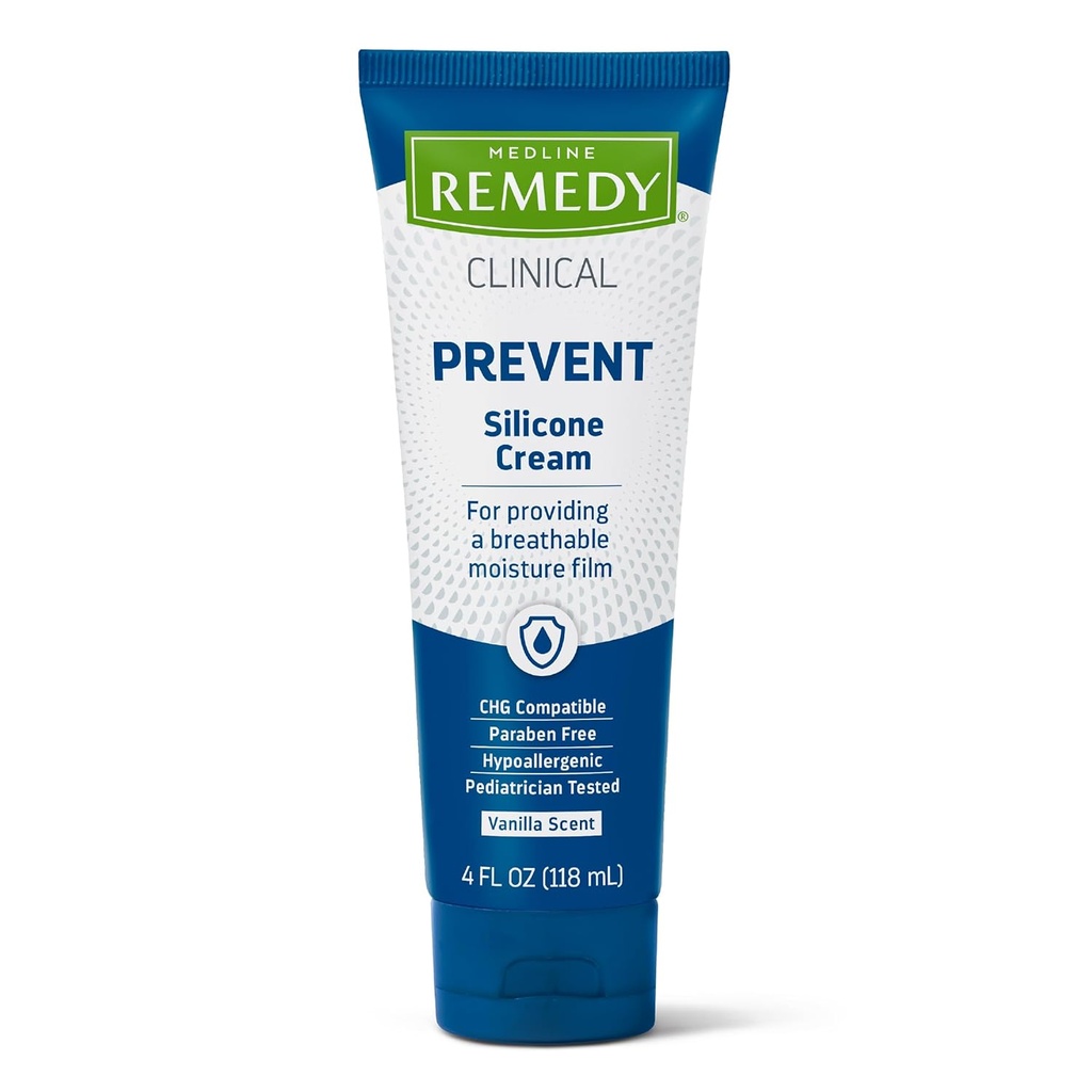 Medline Remedy Clinical Silicone Cream, Vanilja Tuoksu, 4 oz.