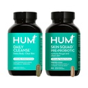 HUM Full Skin Detox och Cleanse -Proboitics for Problem Skin och Acne Breakouts witrh Organic Algae, Detoxifying Herbs, Skin Squad och Daily Cleanse