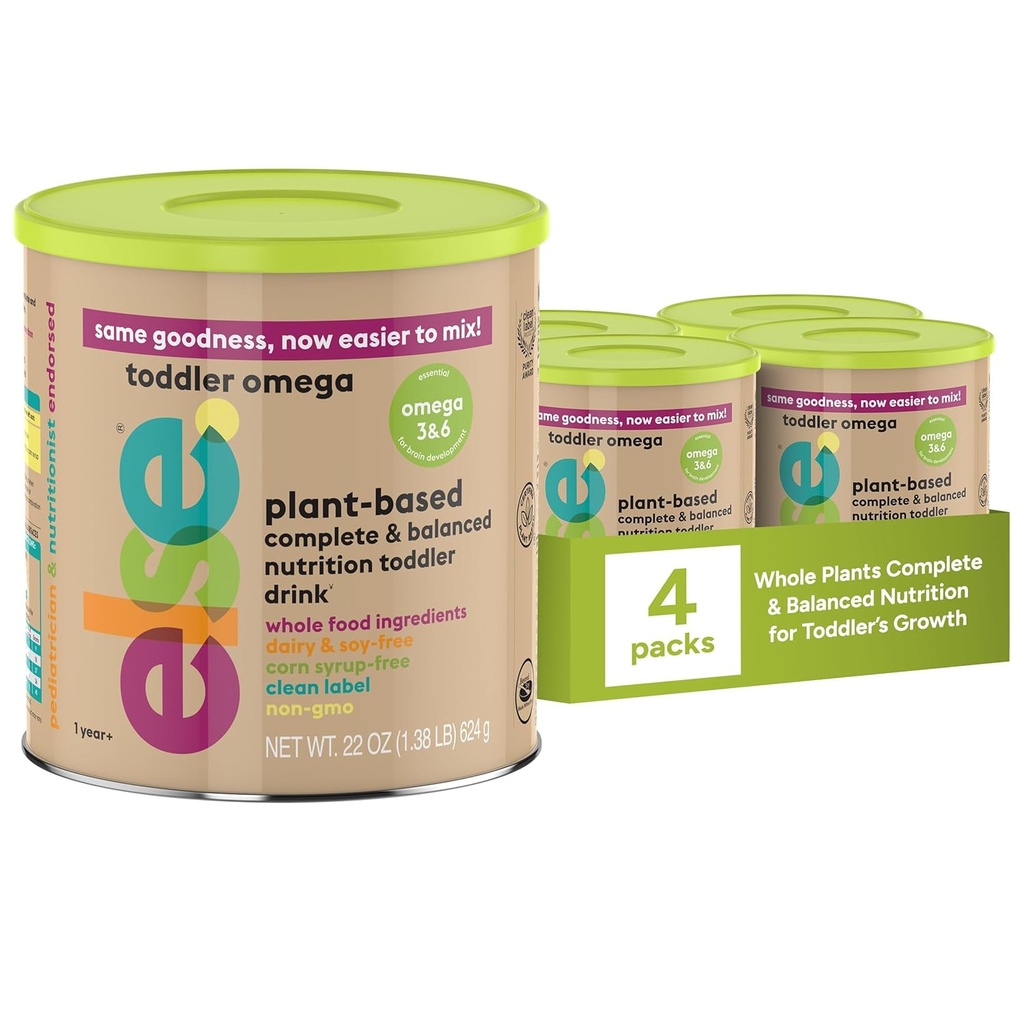 Else Toddler Formula 12-36 kuukautta ... Plant-Baseed, Dairy-Free & Laktoositon vauva Formula ...