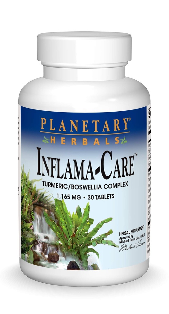 Planeetta Herbals Inflama-Care 1165 mg Turmeric, Boswellia Complex - 30 tablettia