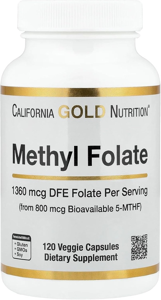 Lake Avenue Metyyli Folate, 800 mikrog, 120 kasviskapselit, ravitsemus
