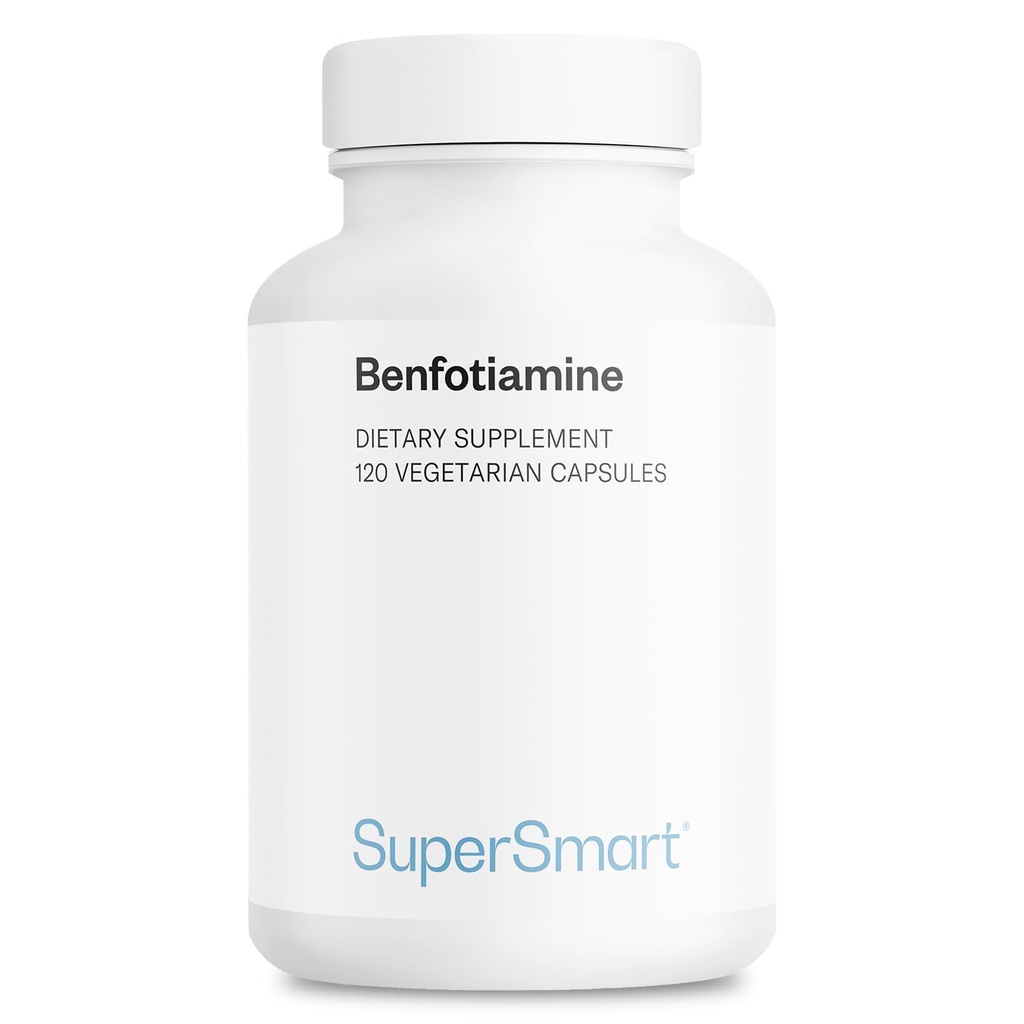 Supersmart - Benfotiamiini 320 mg päivässä (korkea teho) - Biosaatavana Tiamine - B1-vitamiini Benfotiamiini Supplement ...