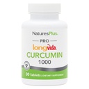 NaturesPlus PRO Longvida Curcumin 1000 mg - 30 tabletter - främjar hälsosamt fri radikalt skydd - Icke-GMO, Vegan & Gluten Fri - 30 portioner