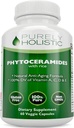 Phytoceramides Skin Therapy Supplement 60 Capsules 100% Rice Based 100% Natural Vegetarian / Vegan Capsules 100% DV av vitamin A, C, D & E med inga fillers eller artificiella ingredienser