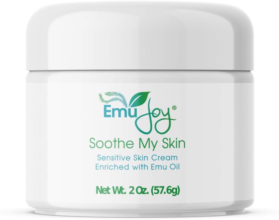 Soothe My Skin Cream för känslig hud - Stocking Stuffers. Eczema Cream Psoriasis Atopic Dermatitis Lichen Sclerosus. Emu Oil med endast naturliga ingredienser