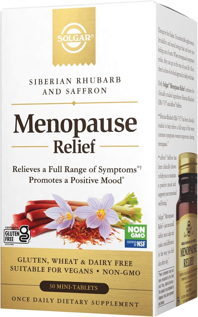 Solgar Menopause Relief - 30 tablettia