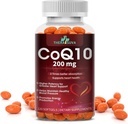 High-Absorption CoQ10 200 mg - Gluten-Free Softgels for Heart, Stamina & Brain Support - 60-dagars leverans, 120 greve