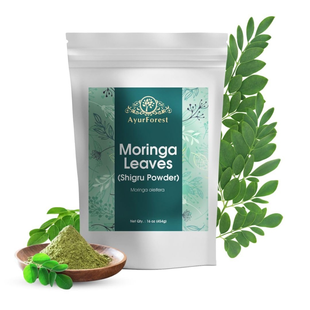 Moringa Lehdet Powder Oleifera Leaf Shigru Suuri juomia ja smoothies 16