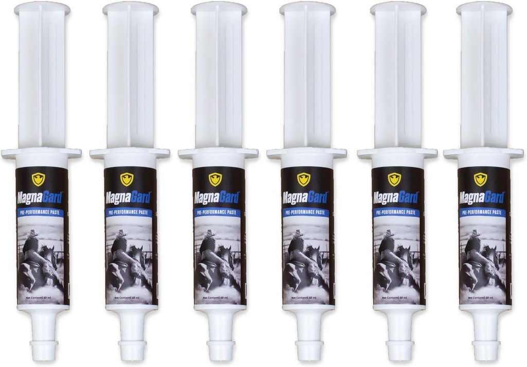 Pre-Performance Calming Paste för hästar - All naturlig gastric stöd av Eagle Equine (6 Pack)