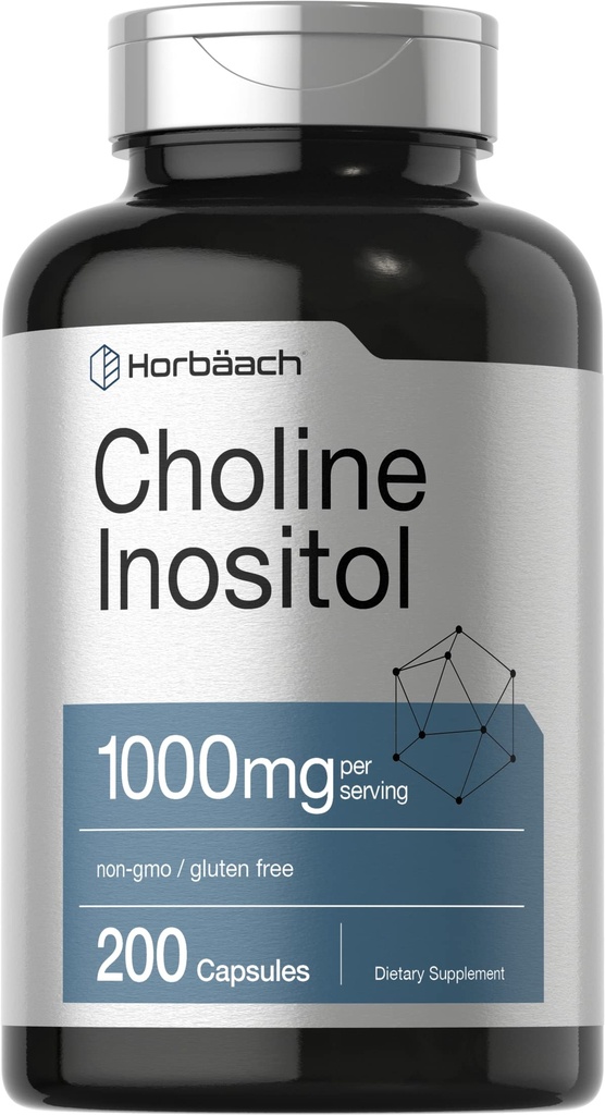 Horbaach Choline Inositol 1000 mg Supplement 