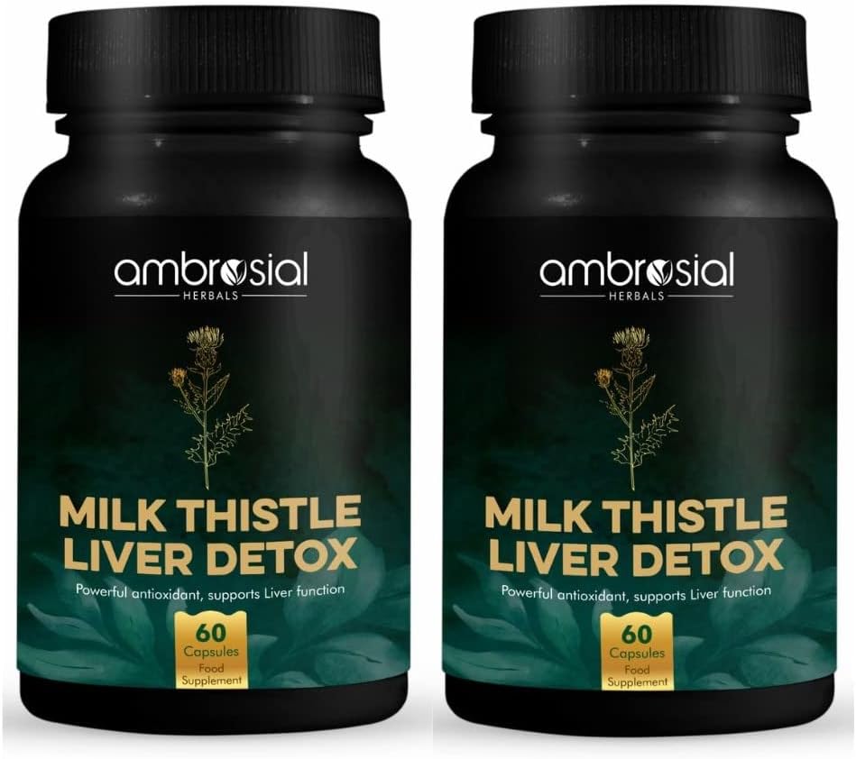 AMBROSIAL Milk Thistle kapselit - pakkaus 2-120 kapselia