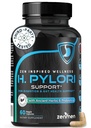 Zenmen H. Pylori Support | Lactobacillus Reuteri Probiotic med Mastic Gum för Digestion & GI Health - Tredje part testad, 60 Vegan kapslar, tillverkad i USA