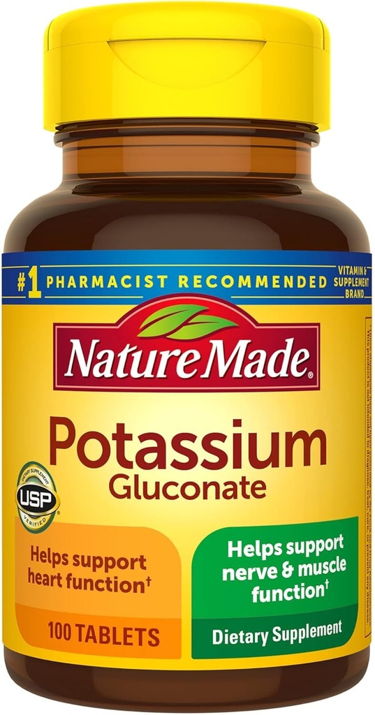 Luonto Made Kaliumgluconate 550 mg, 100 tablettia