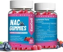 NAC Gummies 800mg, N-asetyylikysteiinin täydennysosa, NAC täydentää immuunijärjestelmän ja antioksidantti, ei-GMO, Gluteeniton, Vegan - 120 kreiviä
