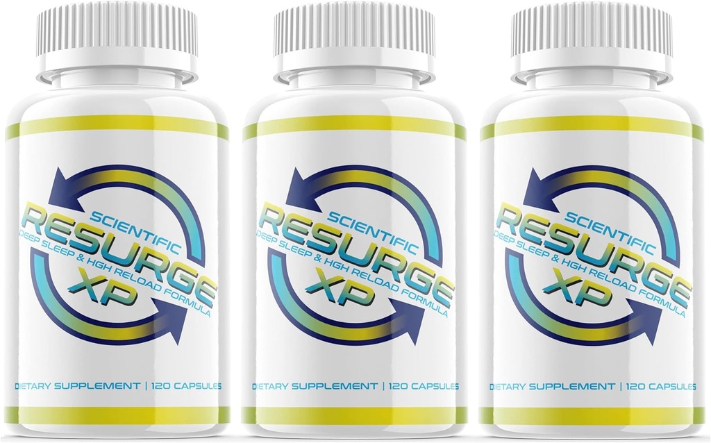 Tieteellinen elvytys XP Syvä uni tuki Formula 120 kapselia (3 pakkaus) Nukkuva melatoniini