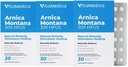 VitaMedica Arnica Montanan läpipainopakkaus 30X Tabletit mustelmien kipuun ja turvotukseen 