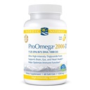 Nordic Naturals ProOmega 2000-D - Fiskolja, 1125 mg EPA, 875 mg DHA, 1000 IU Vitamin D3, kardiovaskulär, neurologisk, ögon och immunhälsa, Lemon Flavor, 60 Soft Gels