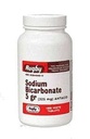 Rugby natrium BICARB 5GR TAB Natrium BICARBONATE-325 MG Valkoinen 1000 tablettia UPC 30536046101