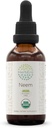 HerbEra Neem B60 Alkoholfri växtbaserade extrakt tinktur, koncentrerad flytande droppar Natural USDA Organic (Azadirachta Indica) Torkad blad (2 fl oz)