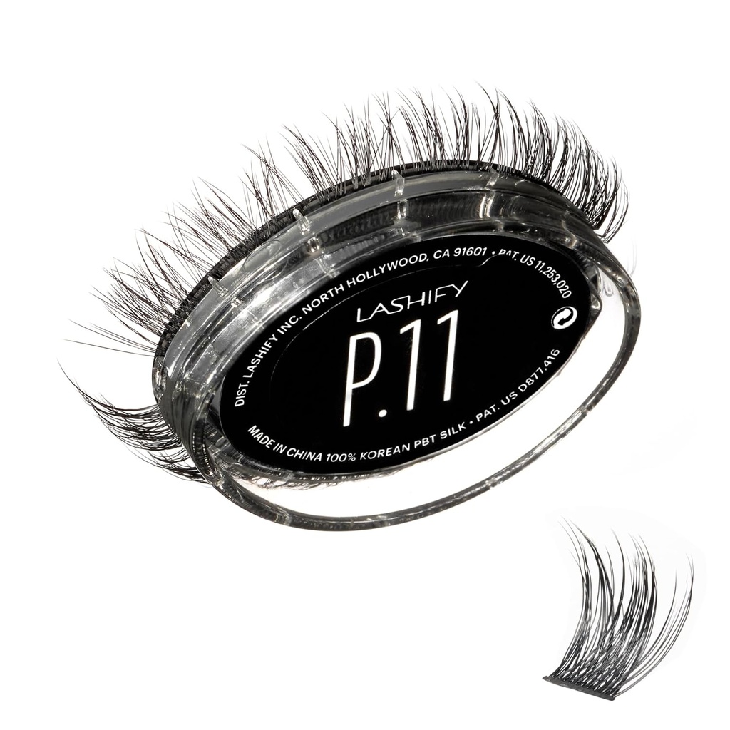 Lashify Plushy 11mm Gossamer Lashes i svart, Easy DIY False Lashes för en Voluminous Ännu Still Natural Look