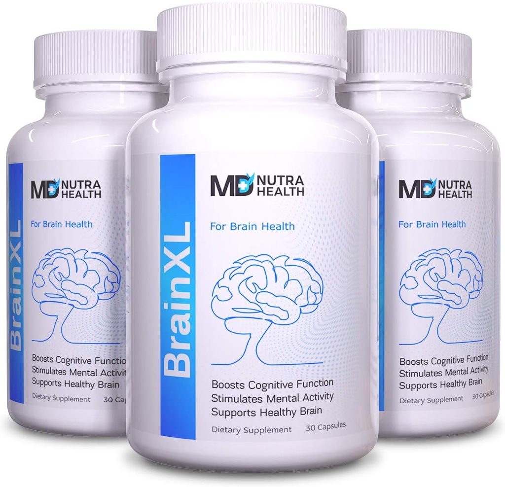 Brain Function Supplement - 3pck - Brain Booster muistia, selkeyttä ja keskittyä - Mental Focus Nootropic