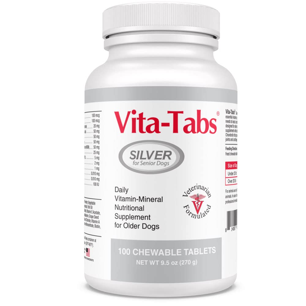 Hopea - Vitamiinit, Mineraalit, ravintoaineet - Tuki Senior Dog - Supplement for Healthy Bone, Joint, Energy, Immuunijärjestelmä - 100 purutablettia