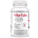 Silver - Vitaminer, mineraler, näringsämnen - Stöd för äldre hund - Tillägg för hälsosamt ben, gemensamt, energi, immunsystem - 100 tabletter