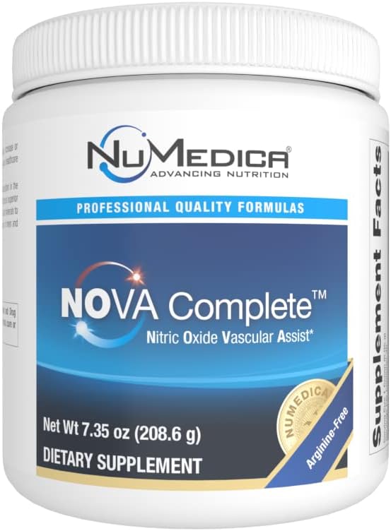 NuMedica NOVA (Nitrinen oksidi Verisuoniavusteinen) Complete - 7,69 oz (218.04 Grams) - Natural Black Cherry Falvor. Boosts Typpioksidin tuotanto tehostettua liikkuvuutta miehillä ja naisilla.