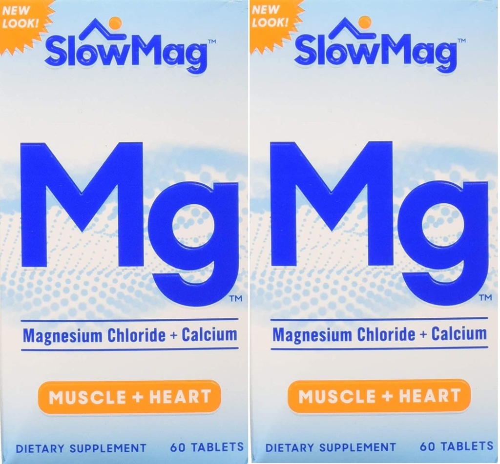 Hidas-mag hidas-mag Magnesiumkloridia kalsiumin kanssa, Pakkaus Toukokuu Vary, 60 Määrä (pakkaus 2)