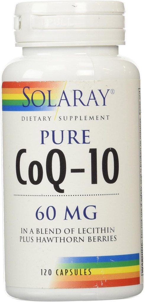 Solaray CoQ10 kapslar, 60 mg, 120 greve