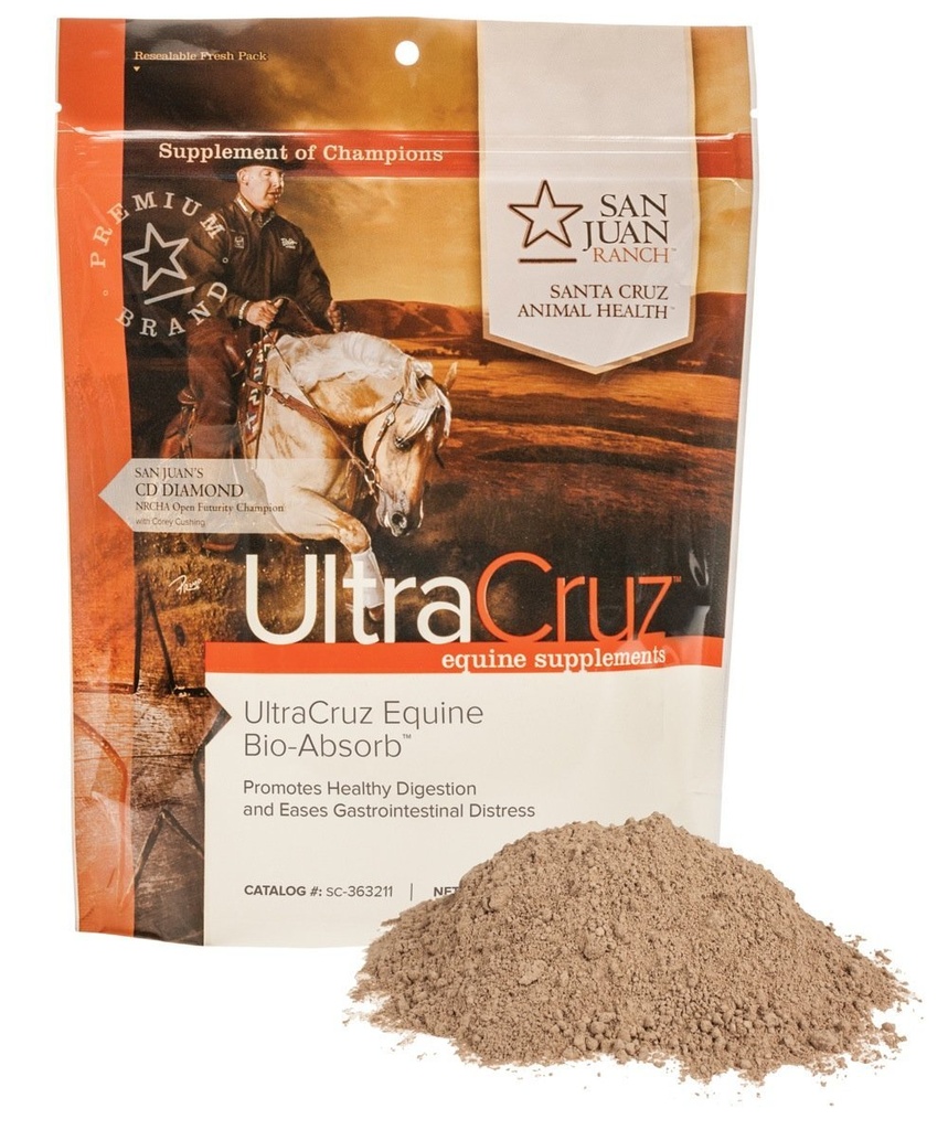 UltraCruz Equine Bio-Absorb lisäravinteet hevosille, 1 lb, jauhe (4 päivän tarjonta)