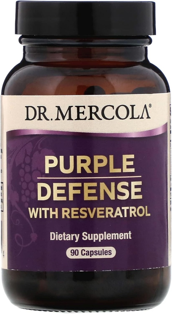Tri Mercola, Purppura puolustus Resveratrolilla, 90 kapselia