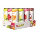 MITRA-9 Kasvitieteelliset juomat - Kava Drink Flavor Variety Pack Kava juuriuute - Mielialaparannusaine - Kasvipohjainen - edistää luonnon rauhallisuutta ja selkeyttä (12 Fl. Oz) (12)
