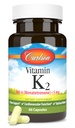 Carlson - Vitamin K2, MK-4 (Menatetrenone), Vitamin K Supplement, Bone & Heart Health, K2 Vitamin, Soy-free, 60 kapslar