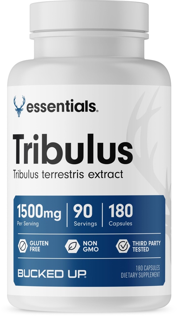 Bucked Up Tribulus 1500mg Per Servering, Essentials (90 portioner, 180 kapslar)