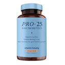 Vitamiini Bounty Pro-25 Probiootti Prebiootti - 25 miljardia PMY miehille ja naisille - Ruoansulatuskanavan tuki Lactobacillus Acidophilus, Bifidobacterium - 30 Daily Capsules for Gut Health
