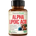 Alpha Lipoic Acid – High Potency 650mg ALA Supplement för Nerve and Brain Health, Antioxidant Support och Healthy Aging Aid – Vegan & Non-GMO – Starkare än Alpha Lipoic Acid 600mg – 60 kapslar