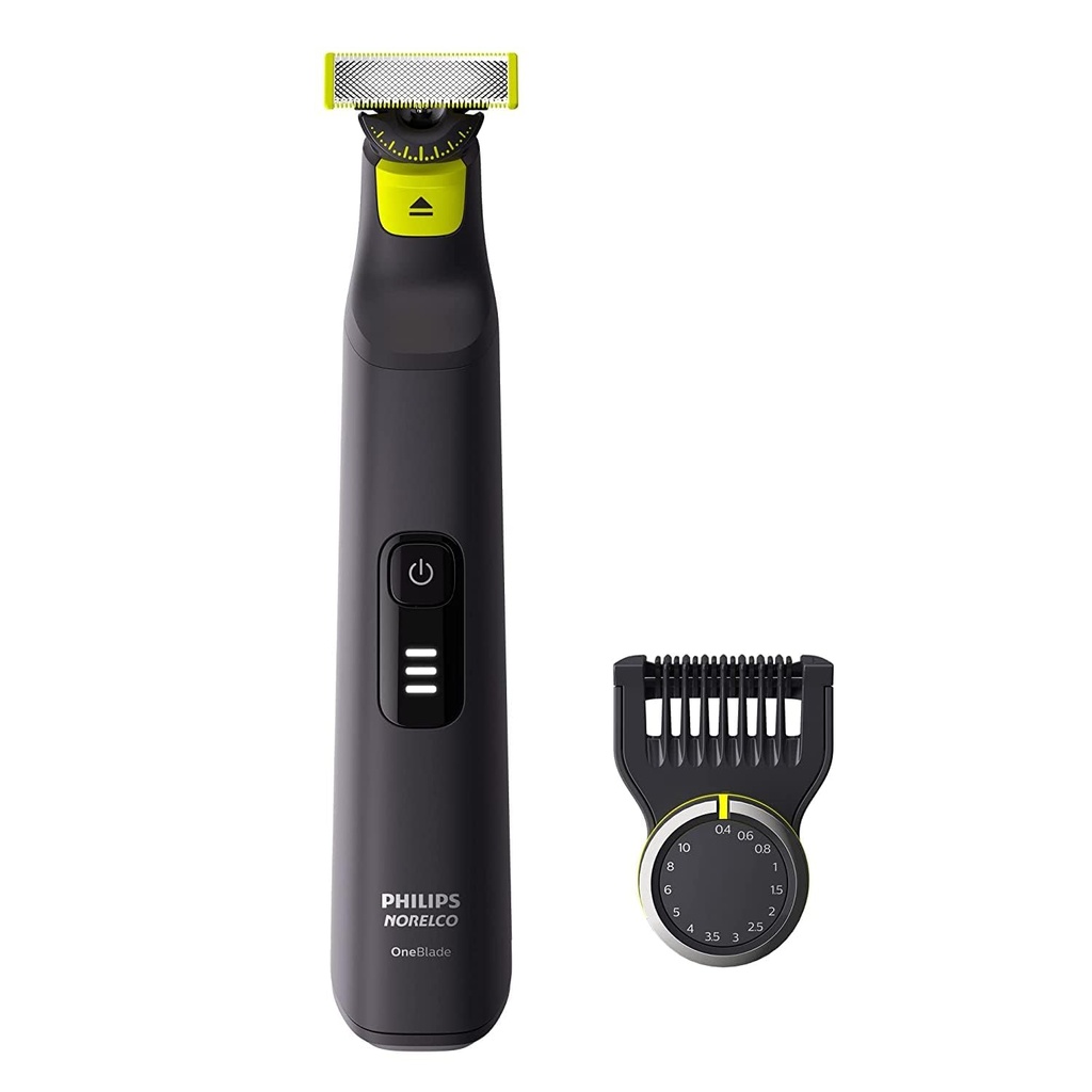 Philips Norelco OneBlade 360 Pro Hybrid Electric Shaver & Trimmer, 12-in-1 Comb, QP6531/70