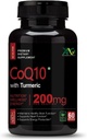 Generic Viva High Imeytyminen CoQ10 kanssa Turmeeric - Antioksidantti Ravitsemuslisät, Heart Health & Health and Health Brain Function - Ubikinoli Mitokondrioterveys - 200 mg 60 kapselia
